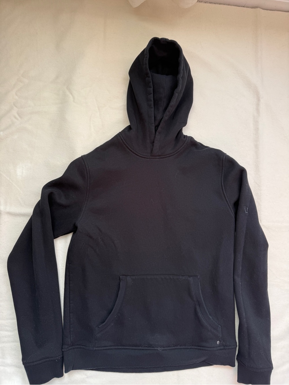 VUORI Mens Seaside Pullover Hoodie Black size S